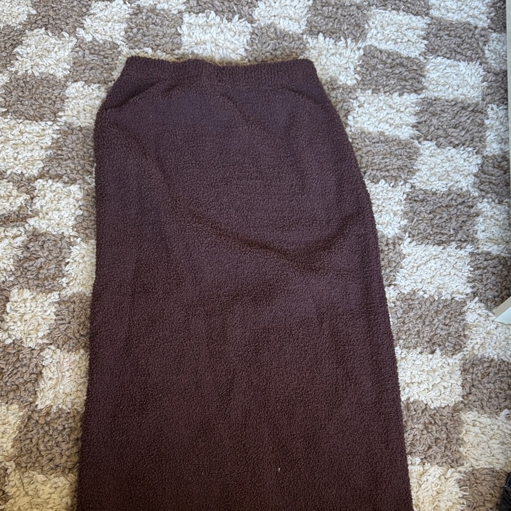 Amazon Women's Maxi Skirt in Rich Brown